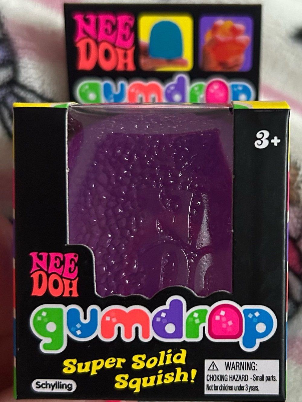 NeeDoh Gumdrop Super Solid Squish! - Purple NWT